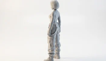 Тактическая фигурка Cool Girl, женская фигура, 3D-печать 4