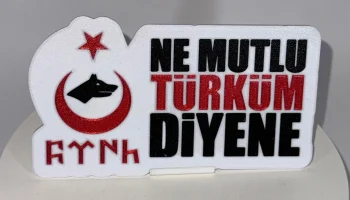 Ne Mutlu T&uuml;rk&uuml;m Diyene T&uuml;rk Магнит - холодильник K&uuml;hlschr...