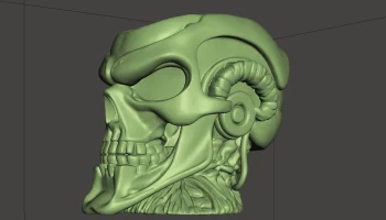 Terminator Skull - Светодиодный подсвечник для чая 8
