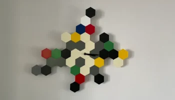 Шестиугольные плитки и соединители для настенных часов I...
