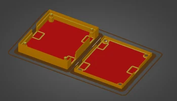 Коробка и крышка для радиочастотного разветвителя Hyuduo 4