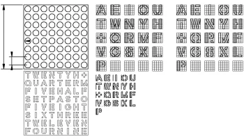 Циферблат Word Clock 2