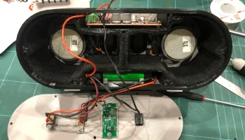 Модель самодельной Bluetooth колонки 4