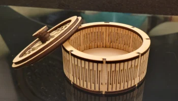 Круглая шкатулка 3