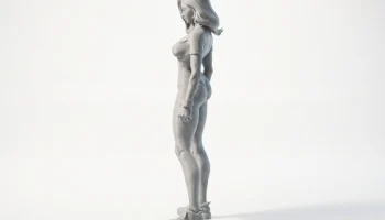 Фигурка "Красивая леди" Женский персонаж для 3D-печати...... 4