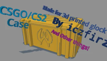 Чехол или коробка CSGO/CS2 для 3D-глака Чехол или коробка CSGO/CS2 для 3D-глака