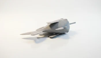 Фигурка курящей рыбы, скульптура животного, 3D-печать... 3