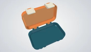 Параметрический ящик для хранения с защелками - FreeCAD ... 5
