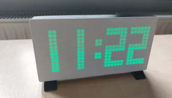 Часы RGB 32x16 WiFi с Blynk 2