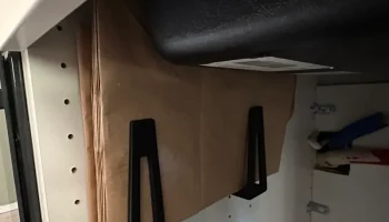 Compact paper bag holder for biowaste bags
