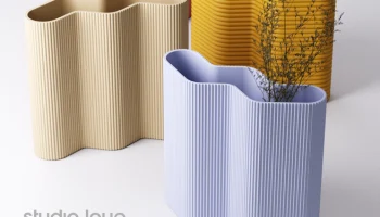 Ваза ZigZag (в комплекте 4 текстуры)