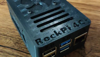 Корпус Radxa Rock Pi 4C+ (уменьшенная версия)