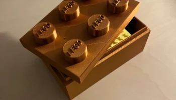 Коробка-контейнер в стиле Lego - большая.........