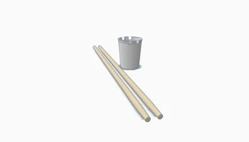 Cupstick - держатель для палочек и блюдце для соуса в од... Cupstick - держатель для палочек и блюдце для соуса в од...