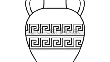 Ваза Grec Antique - Мотив Меандр - Impression 3D...