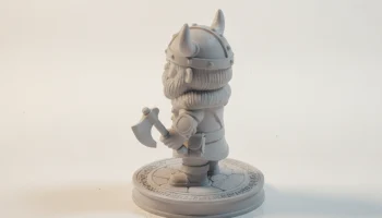 Фигурка Rune Stone Viking Messenger для 3D-печати 2
