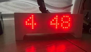ESP8266 Wemos Clock News Переработана область прокрутки ... 4