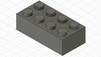 Простой игровой блок Lego