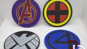 Магниты/подставки на тему Marvel (набор 2)... 1