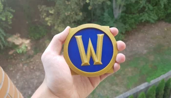 Магнит с логотипом World of Warcraft 1