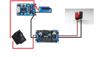 Мини-портативный источник питания 5Vcc-50Vcc 4