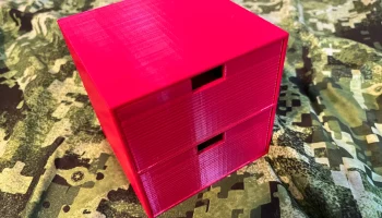 Небольшой контейнер для хранения с 2 ящиками... 3