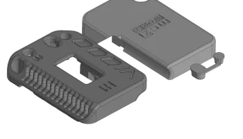 H1 - корпус для Heltec V3 под управлением Meshtastic CAD 2