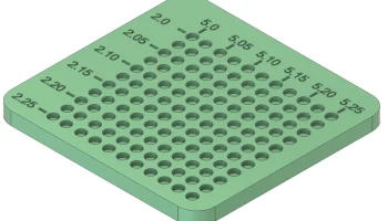 Магнитная измерительная пластина 5x2 мм...... 1