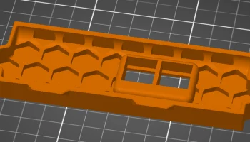 Задняя юбка Voron 0.2 r1, два трапецеидальных искажения ... 1
