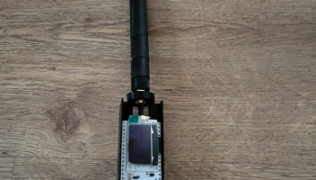 Каркас для размещения Heltec V3 в сантехнической трубе 2