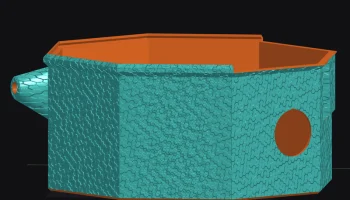 Сушильная камера Prusa XL с шестиугольной сеткой с боков...