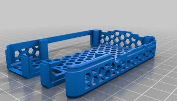 Сетчатый чехол Raspberry Pi 4 с защелкой и доступом к gpio 1