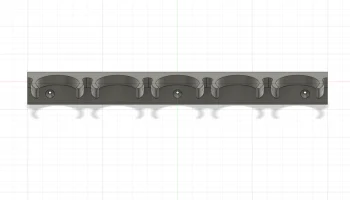 Brausetabletten-Halter f&uuml;r 5 R&ouml;hrchen 1