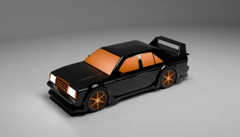 Модель автомобиля Mercedes 190e Evo 2