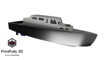 Тестовая часть RC Boat MOA 2