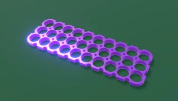 Тактическая аккумуляторная рамка 10S3P 18650