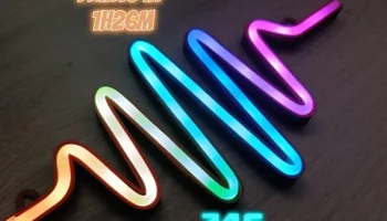Декоративный неоновый (LED) волновой свет
