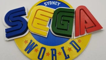 Логотип Sega World в Сиднее 2