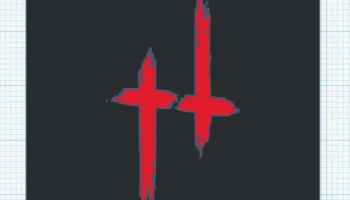 Табличка с логотипом HUNT 1