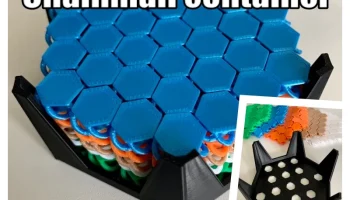 Контейнер для 5 шт. Nasa Chainmail Hex 4x4