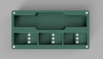 Чемодан для снятия заусенцев Gridfinity 2x4x4U (только ма... 5