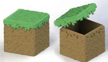 Контейнер блоков травы Minecraft 2