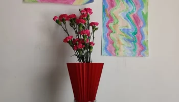 Рифленый рукав для вазы Джулы - ребристый конус для ваших... 1