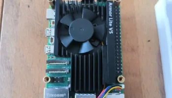 Корпус RPI5 Armor Lite V5 + нижний монтаж NVME 5