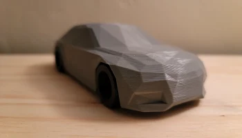 Низкая полигонизация 2018 Audi RS7 6