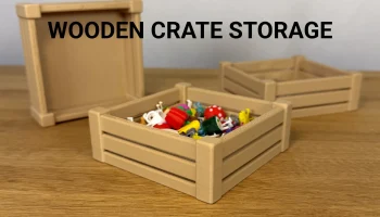 Wooden Crate Storage
