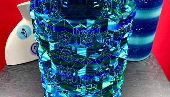 Ваза Tri-Hex Ripple