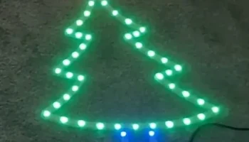 Светодиодный оконный светильник для рождественской елки 1