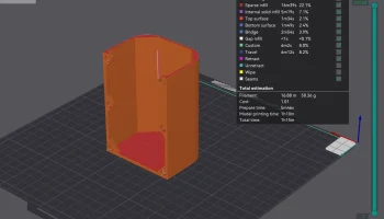 Большой желоб для какашек Bambu Lab 4