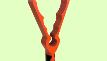 Подставка, рогатка для рыболовной удочки 1
